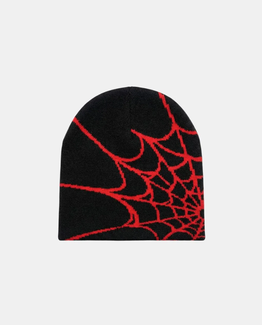 SPIDER WEB KNIT BEANIE