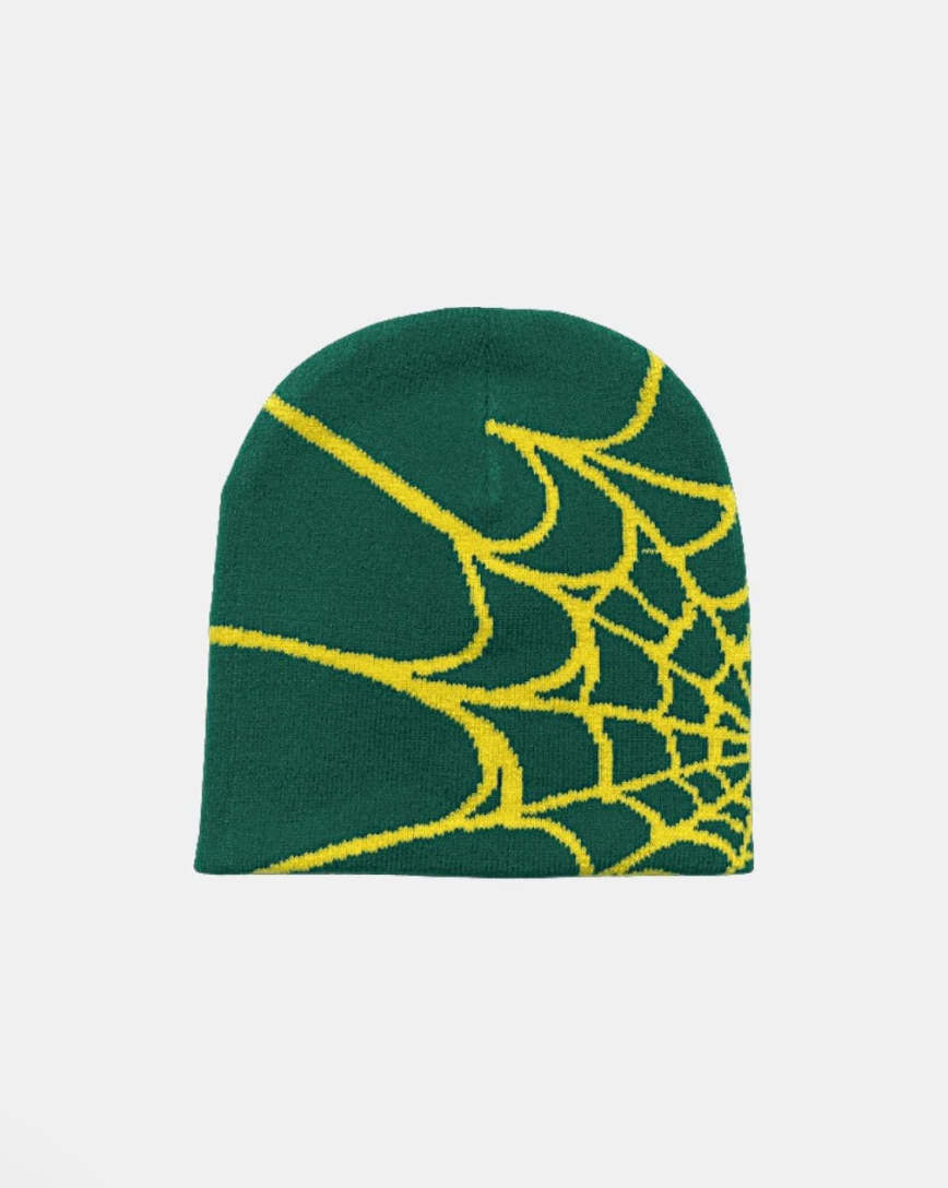SPIDER WEB KNIT BEANIE