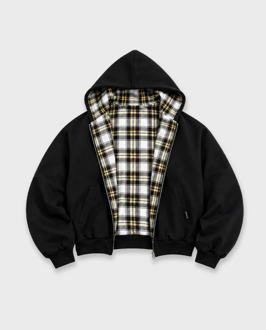 CHECKER LINE ZIP-UP