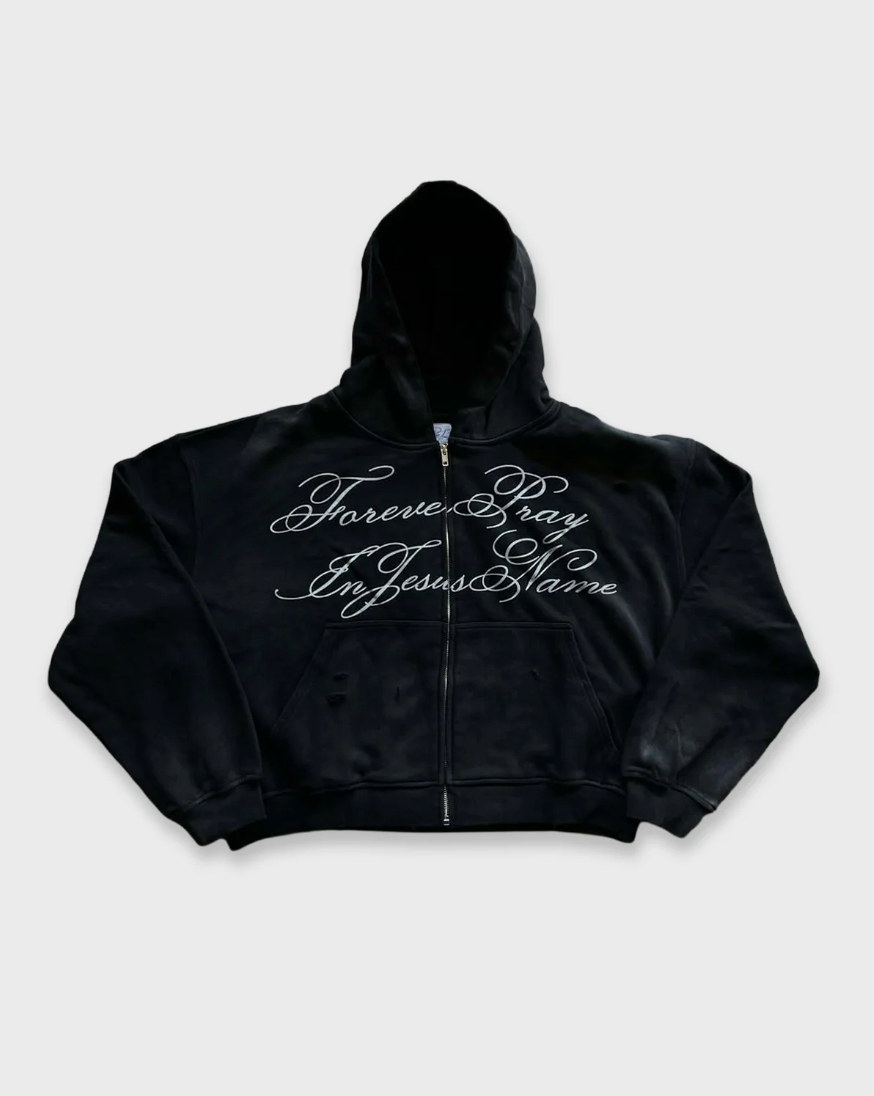 RUE LETTER ZIP-UP