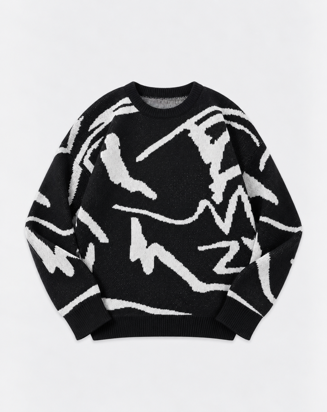 ABSTRACT KNIT SWEATER