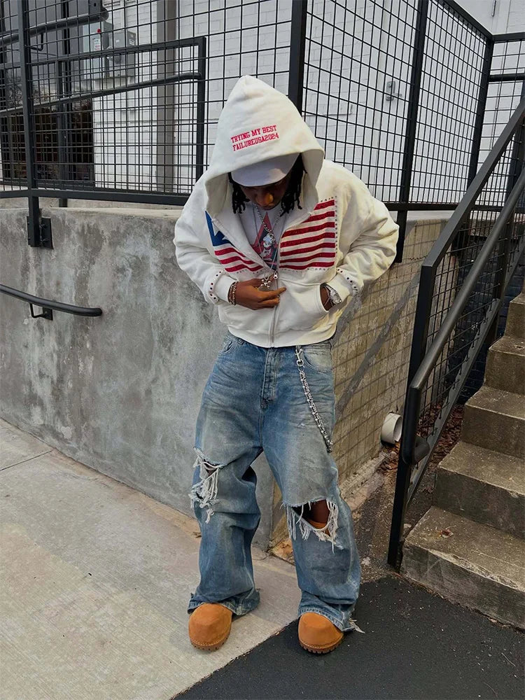 RUE PUNK ZIP-UP